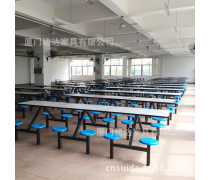 全能協(xié)作 廈門(mén)4人連體餐桌辦公桌椅產(chǎn)品信息
